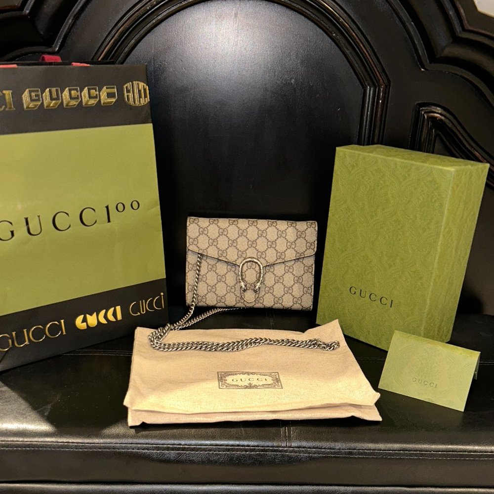 Dionysus GG Supreme chain wallet